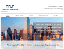 Tablet Screenshot of ericfeinlaw.net